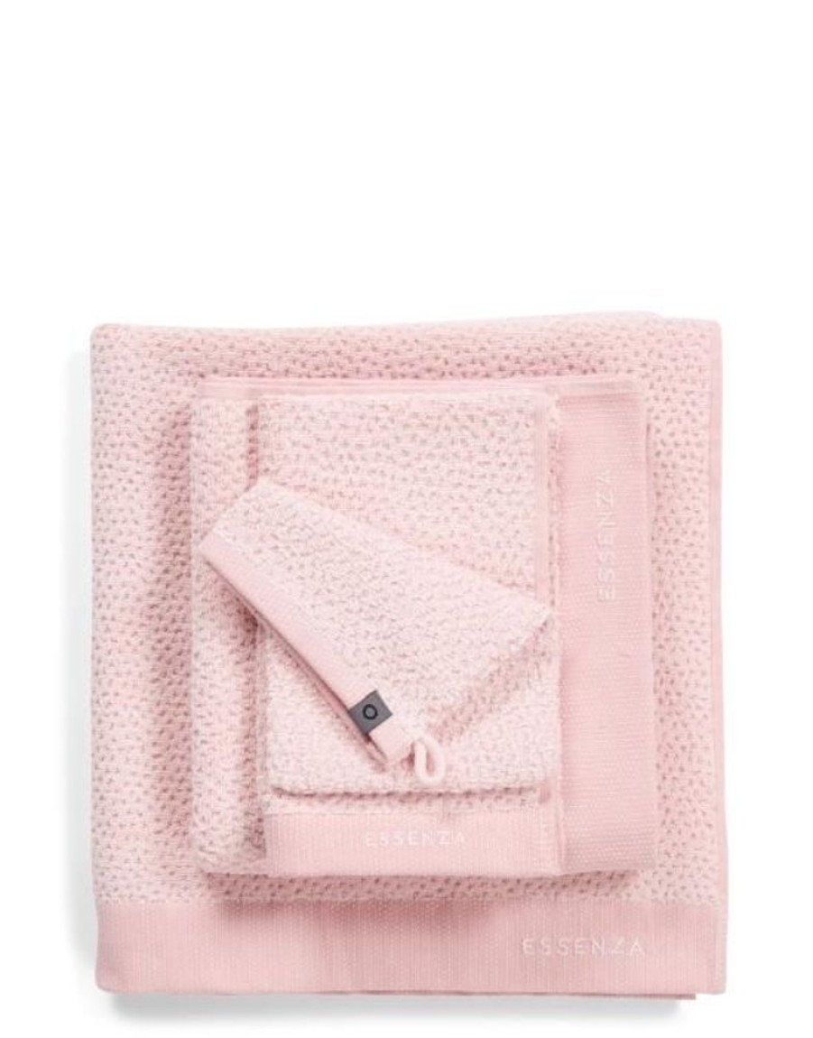 Washandjes | ESSENZA Washandjes Essenza Connect Organic Breeze Washand Rose 16 X 22 Cm