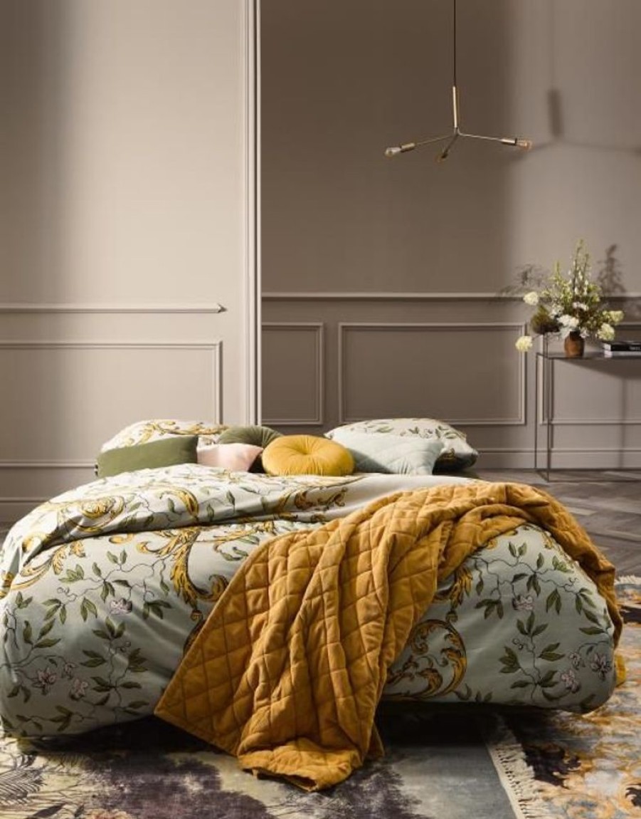 Spreien | ESSENZA Spreien Essenza Billie Sprei Mosterd 220 X 265 Cm