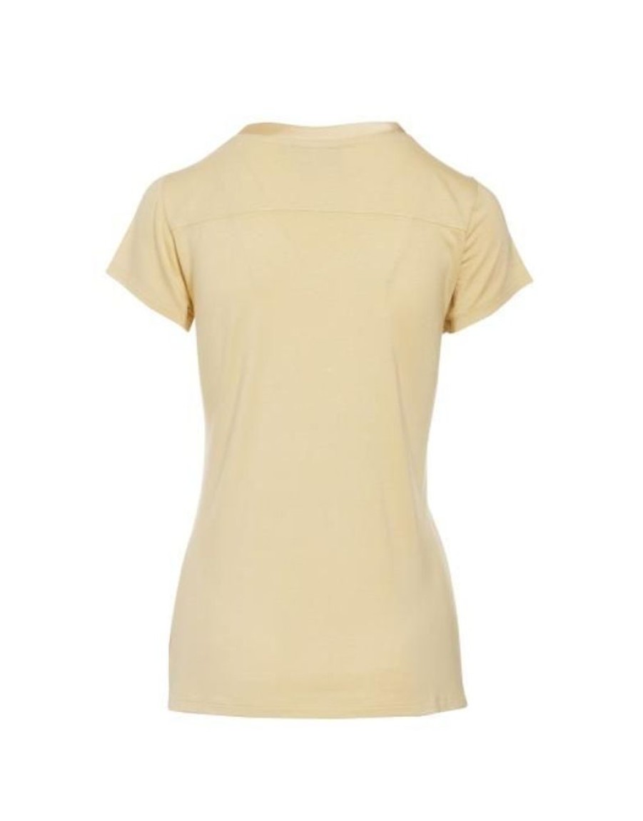 Shirts En Tops | ESSENZA Shirts En Tops Essenza Luyza Uni Sahara Sun Top Korte Mouw M