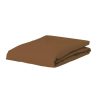 Hoeslakens | ESSENZA Hoeslakens Essenza The Perfect Organic Jersey Hoeslaken Leather Brown 90-100 X 200-220 Cm