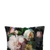 Kussenslopen | ESSENZA Kussenslopen Essenza Fleur Festive Blooming Black Kussensloop 60 X 70 Cm