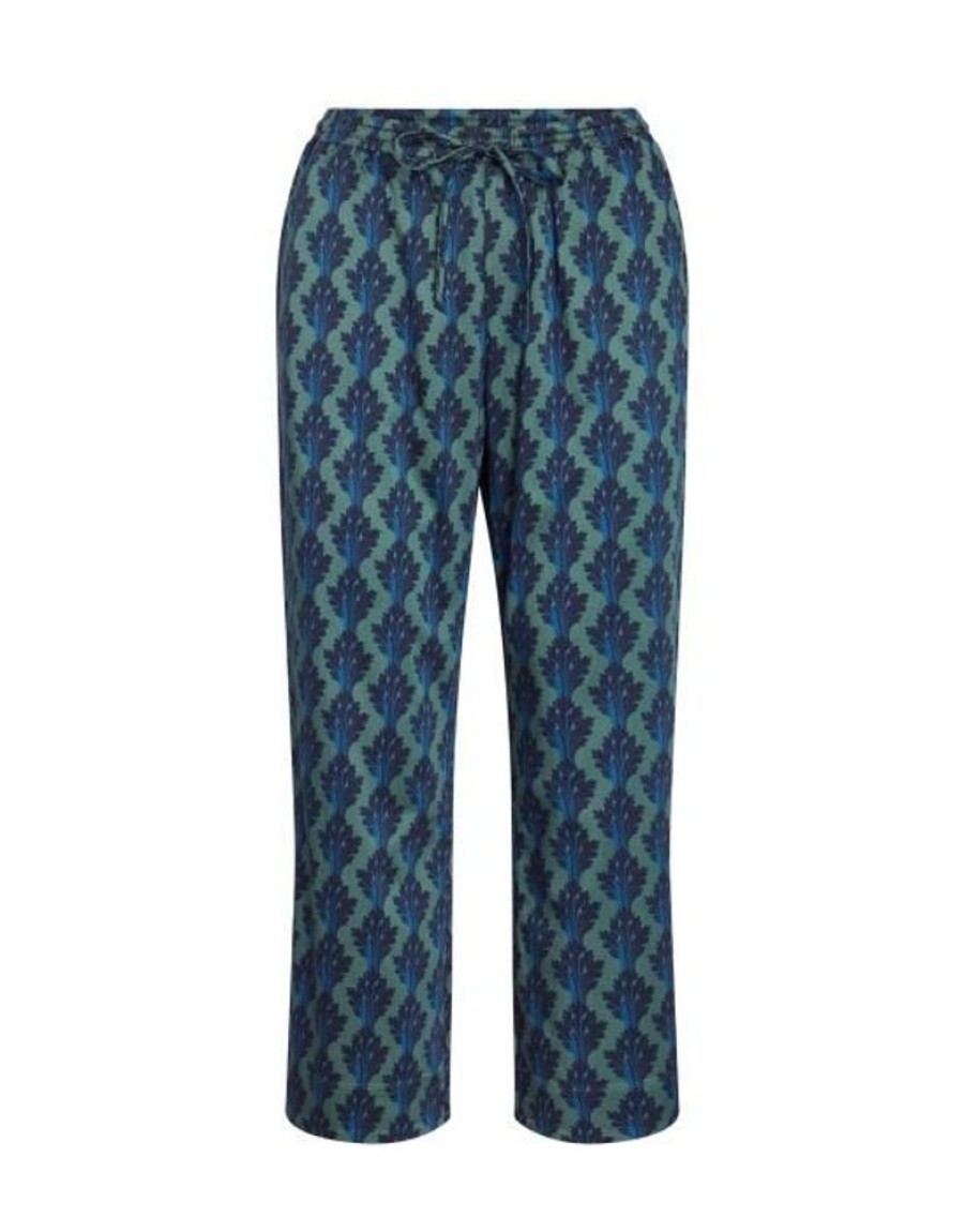 Broeken | ESSENZA Broeken Essenza Mare Tesse Reef Green Lange Broek Xs