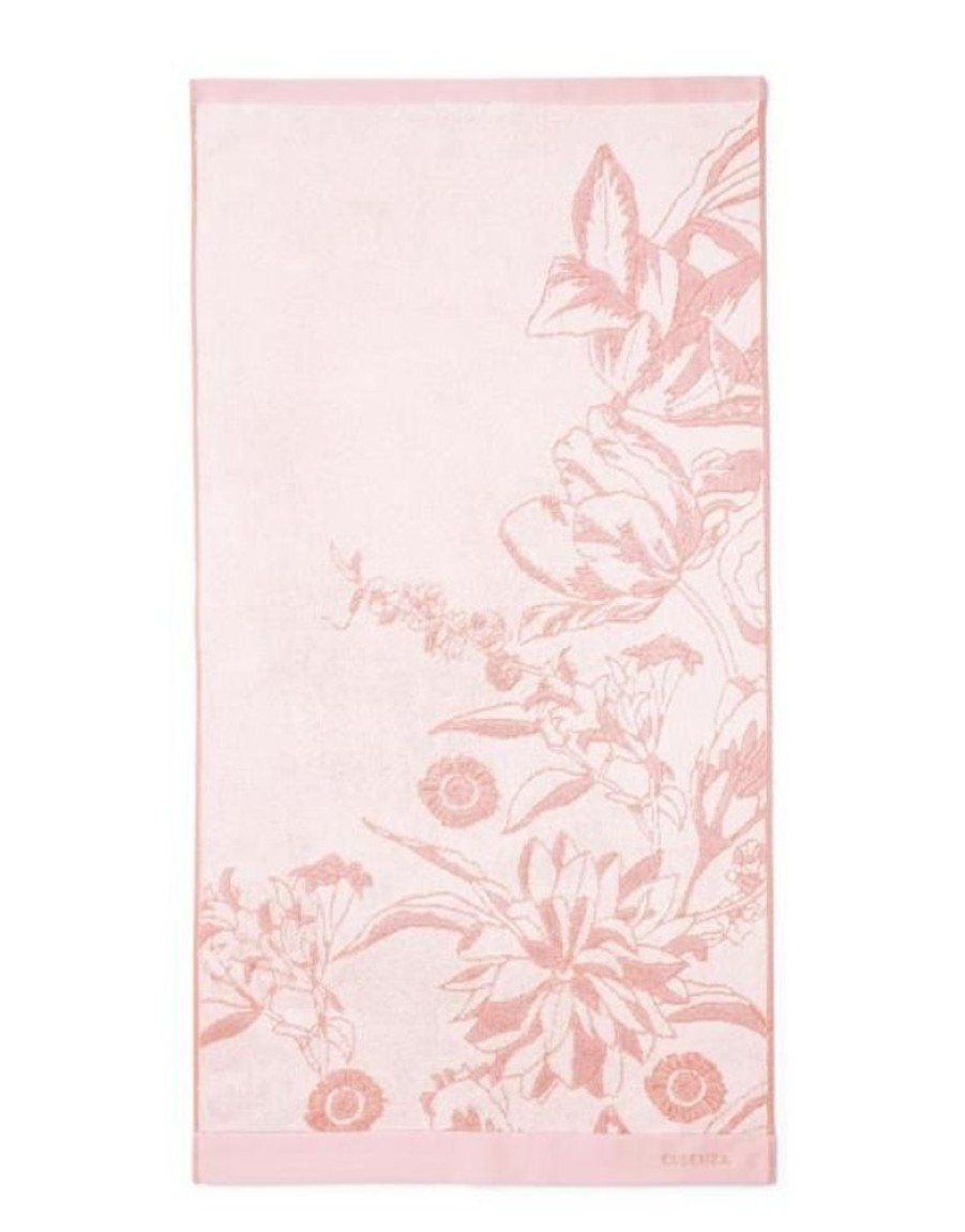 Handdoeken | ESSENZA Handdoeken Essenza Malou Handdoek Rose 70 X 140 Cm