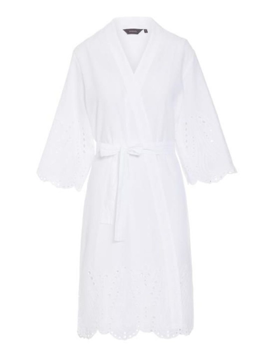 Kimono'S | ESSENZA Kimono'S Essenza Sarai Tilia Pure White Kimono Xxl