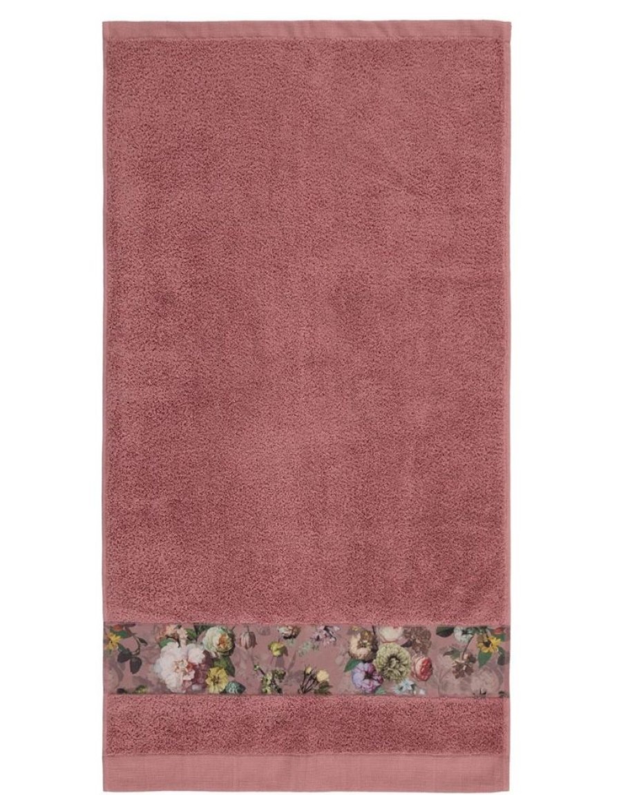 Handdoeken | ESSENZA Handdoeken Essenza Fleur Handdoek Dusty Rose 70 X 140 Cm