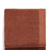 Handdoeken | ESSENZA Handdoeken Essenza Connect Organic Uni Handoekset Warm Brown 60 X 110 Cm Set