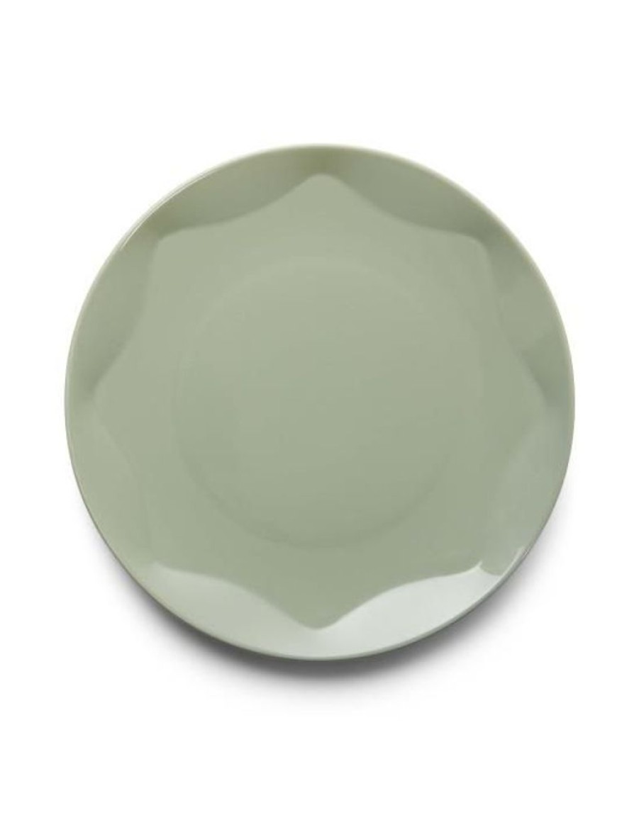 Borden En Schalen | ESSENZA Borden En Schalen Essenza Sculpture Dinerbord Stone Green 27 Cm