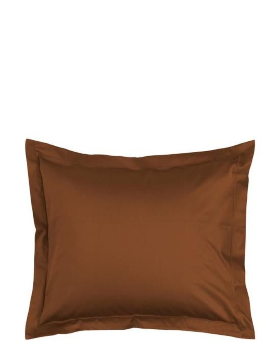 Kussenslopen | ESSENZA Kussenslopen Essenza Satin Kussensloop Leather Brown 60 X 70 Cm