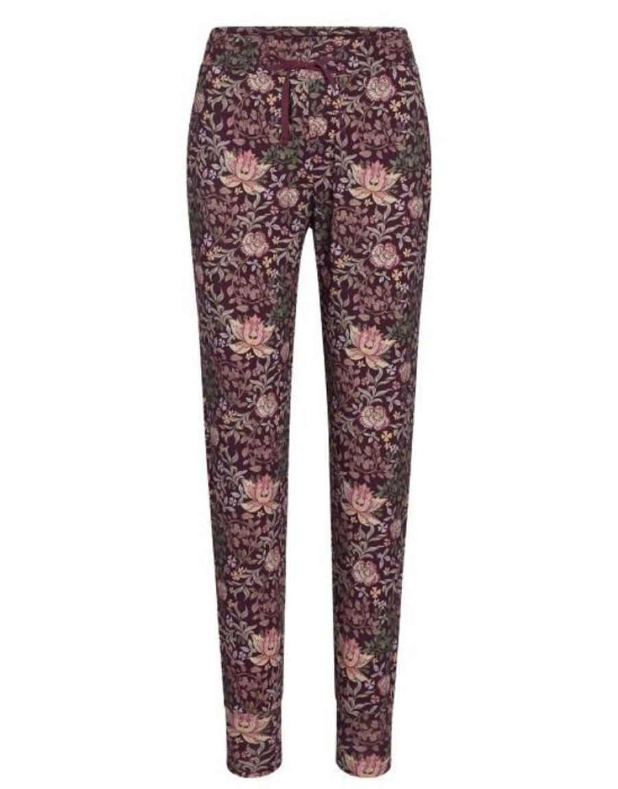 Broeken | ESSENZA Broeken Essenza Jules Ophelia Plum Wine Lange Broek S