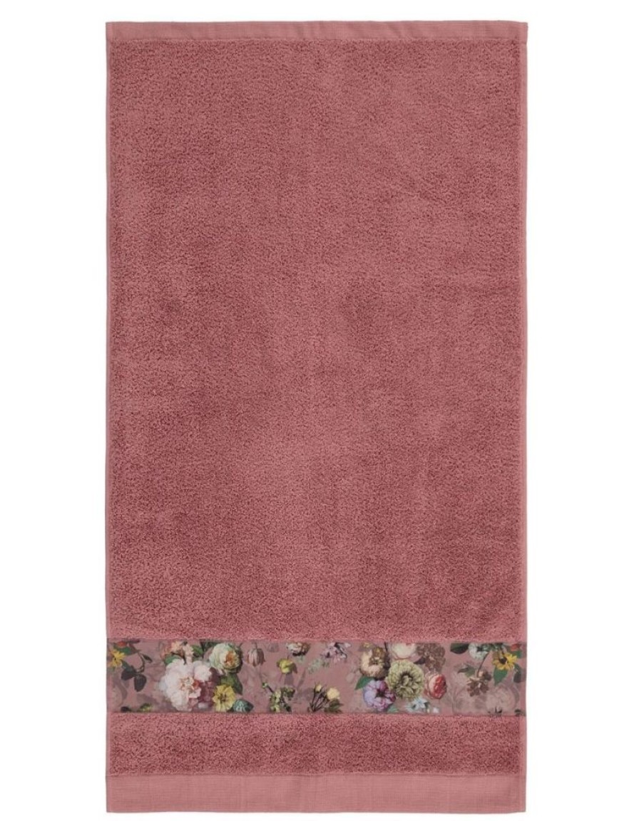 Handdoeken | ESSENZA Handdoeken Essenza Fleur Handdoek Dusty Rose 60 X 110 Cm