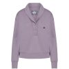 Shirts En Tops | ESSENZA Shirts En Tops Essenza Febe Uni Purple Violet Top Lange Mouw Xl