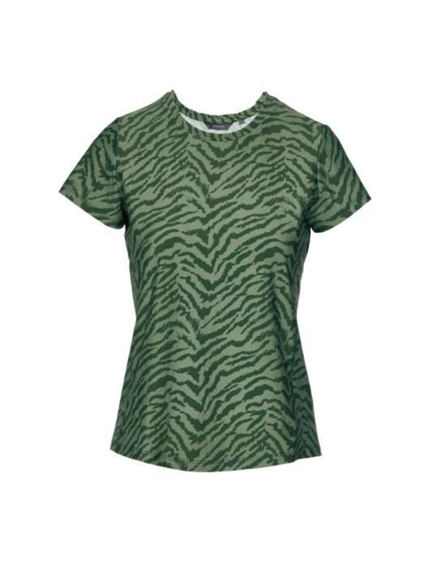 Activewear | ESSENZA Activewear Essenza Shanice Belen Top Korte Mouw Forest Green Xxl