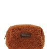 Toilettassen | ESSENZA Toilettassen Essenza Lucy Teddy Make-Up Tas Leather Brown Small