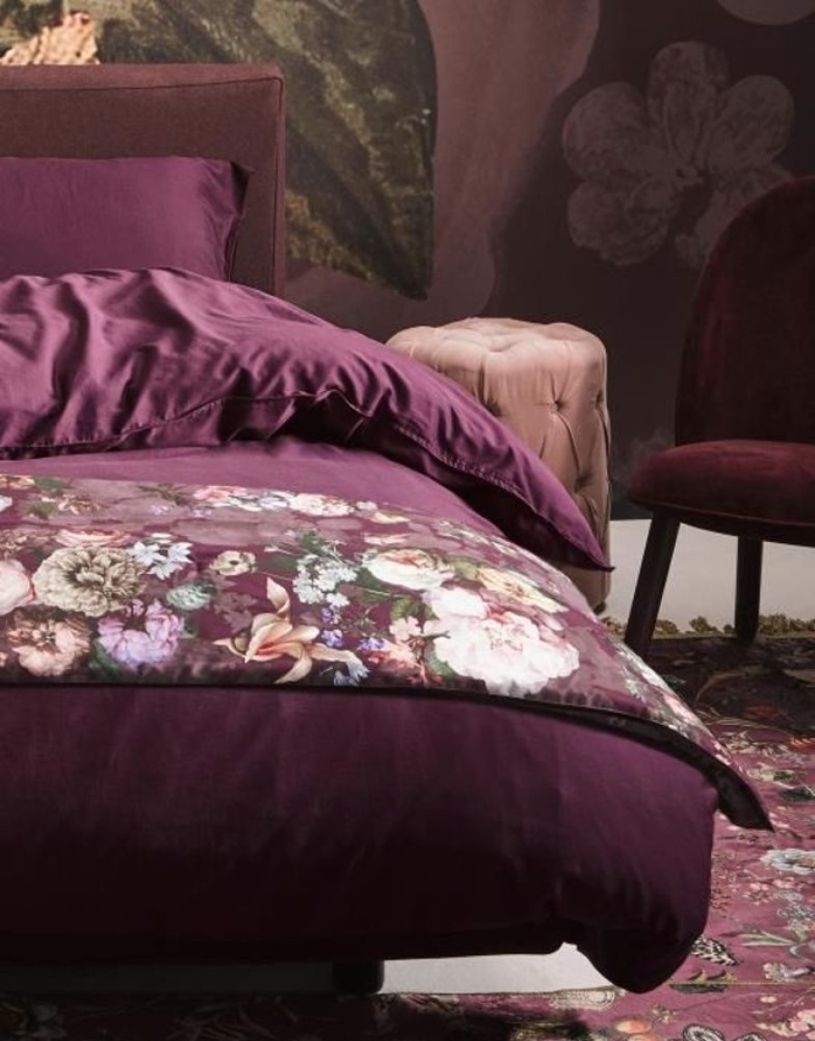 Spreien | ESSENZA Spreien Essenza Fleur Sprei Burgundy 270 X 265 Cm