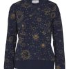 Truien En Vesten | COVERS & CO Truien En Vesten Covers & Co Kea That'S The Spirit Sweater Nightblue Xl