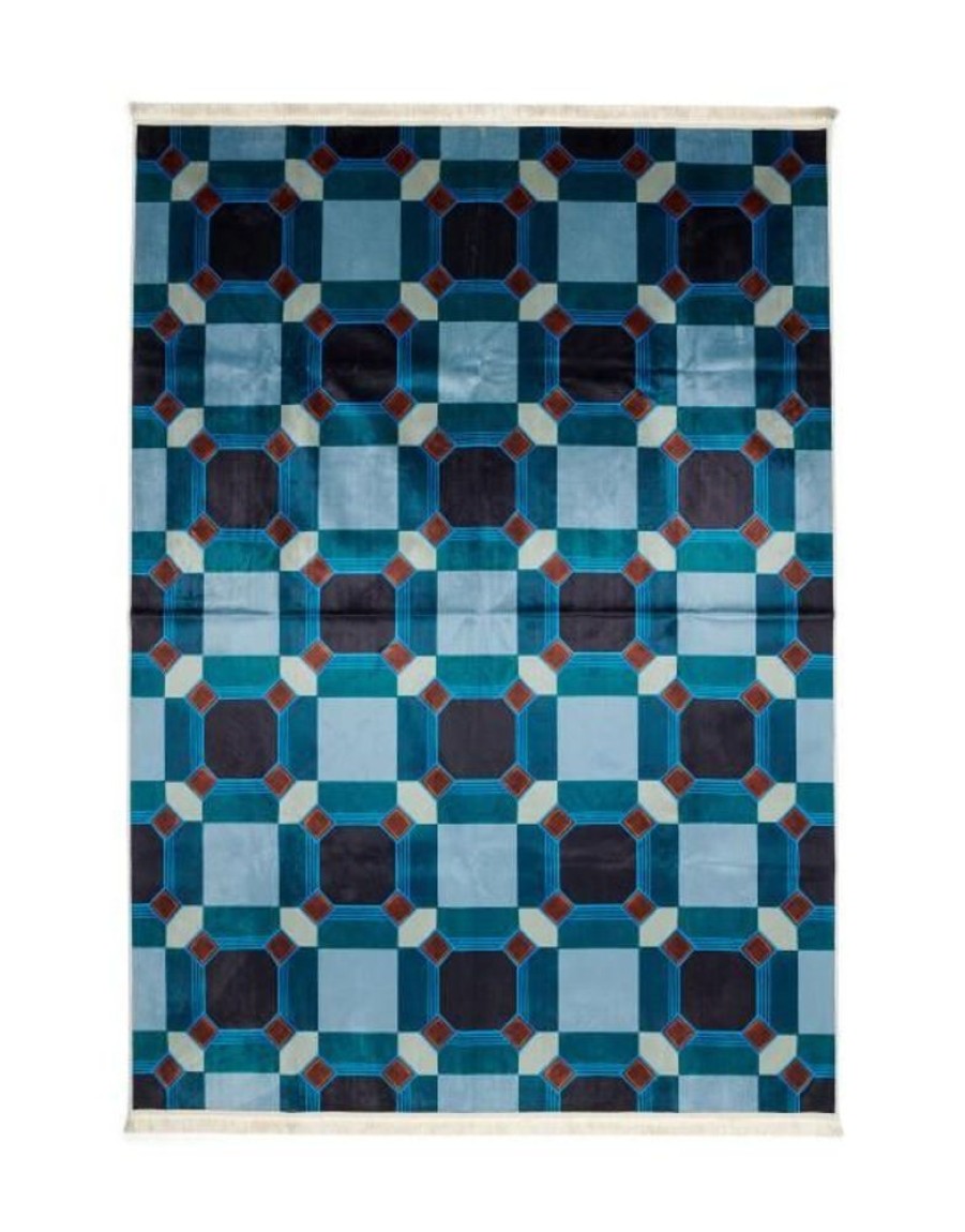 Vloerkleden | ESSENZA Vloerkleden Essenza Teade Nightblue Vloerkleed 120 X 180 Cm