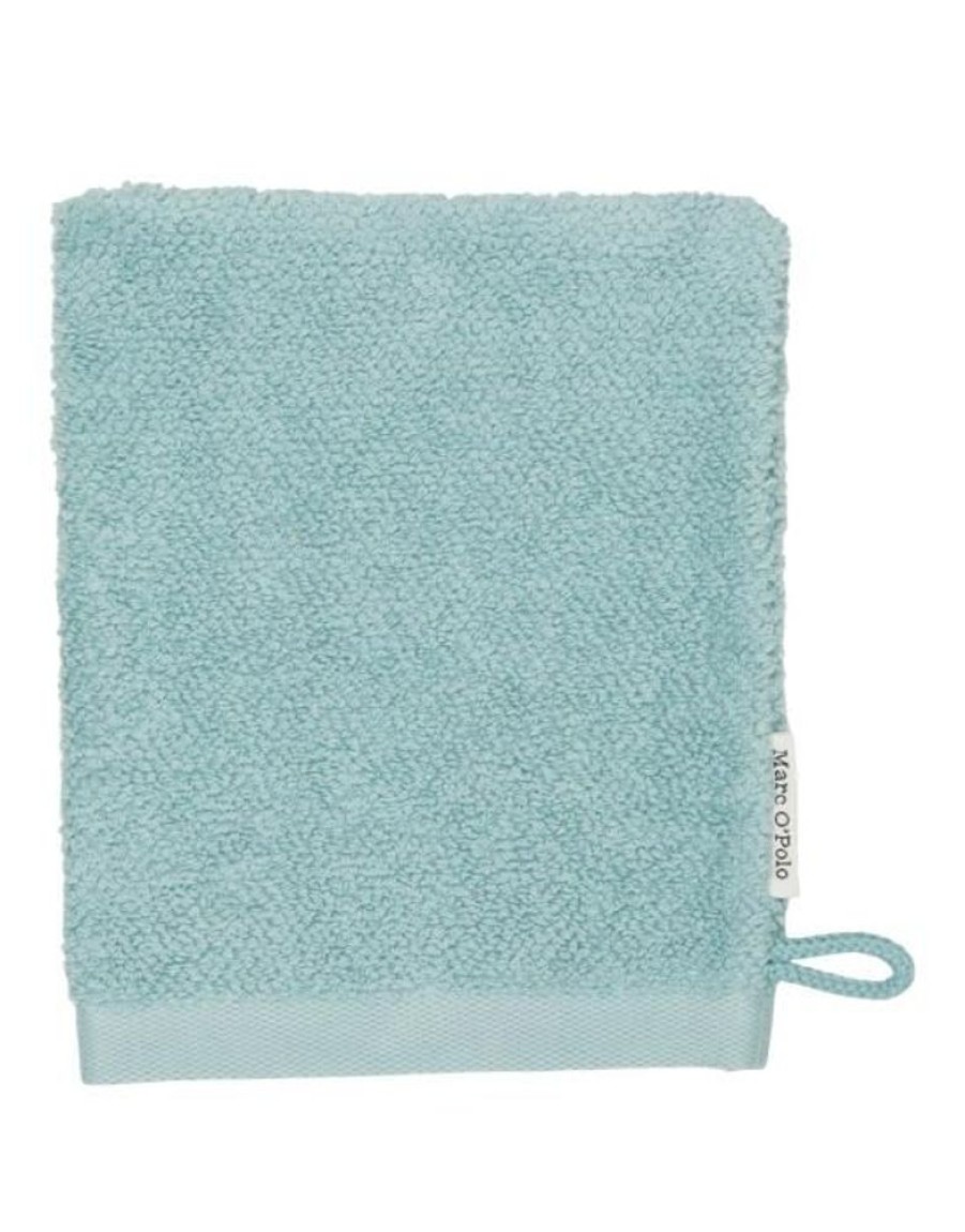 Washandjes | Marc O'Polo Washandjes Marc O'Polo Timeless Aquamarine Washand 16 X 22 Cm