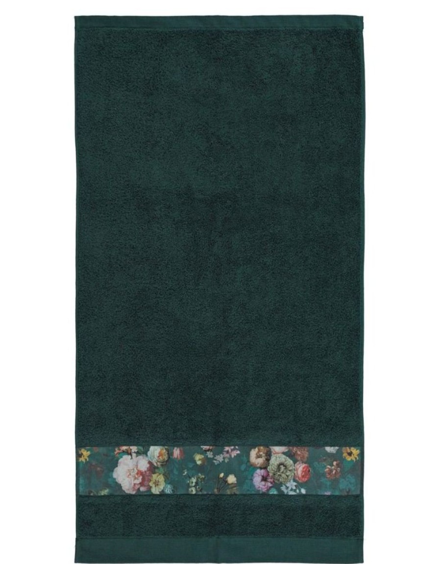 Handdoeken | ESSENZA Handdoeken Essenza Fleur Handdoek Donker 60 X 110 Cm