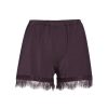 Broeken | ESSENZA Broeken Essenza Natalie Uni Plum Wine Shorts S