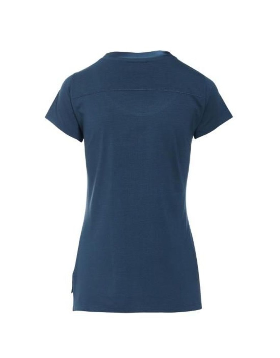 Shirts En Tops | ESSENZA Shirts En Tops Essenza Luyza Uni Sloe Blue Top Korte Mouw S