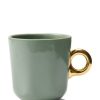 Koffie En Thee | ESSENZA Koffie En Thee Essenza Sculpture Kleine Beker Stone Green 17 Cl