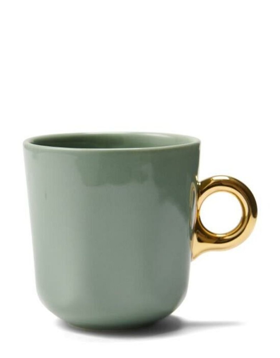 Koffie En Thee | ESSENZA Koffie En Thee Essenza Sculpture Kleine Beker Stone Green 17 Cl