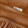 Hoeslakens | Marc O'Polo Hoeslakens Marc O'Polo Premium Organic Jersey Hoeslaken Sandstone 140-160 X 200-220 Cm