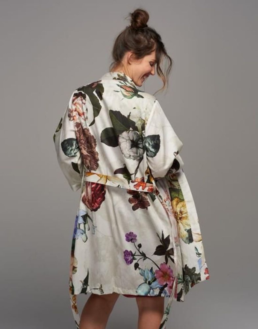 Kimono'S | ESSENZA Kimono'S Essenza Fleur Kimono Ecru L