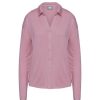 Shirts En Tops | ESSENZA Shirts En Tops Essenza Kae Uni Flowering Pink Top Lange Mouw Xs