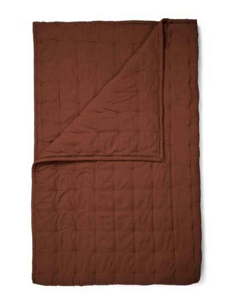 Spreien | ESSENZA Spreien Essenza Ruth Sprei Shell Brown 220 X 265 Cm