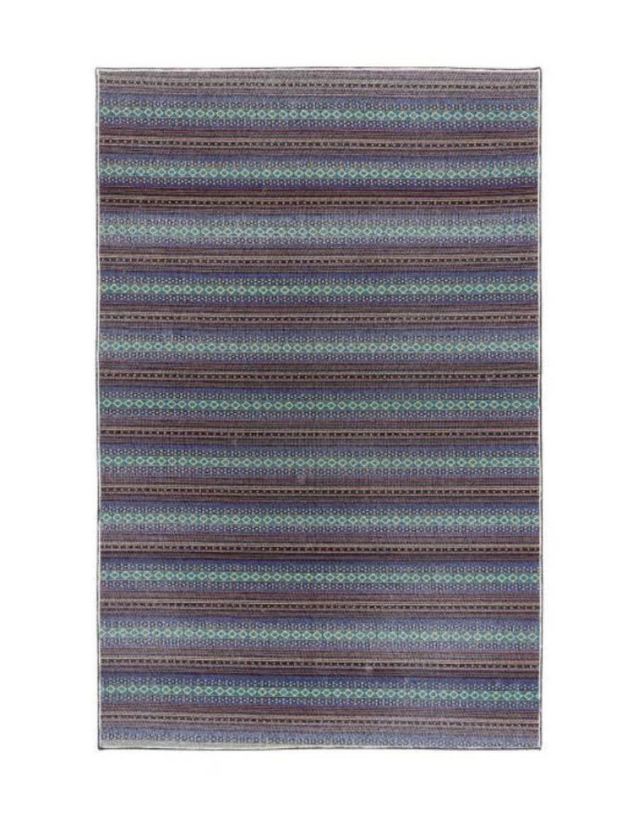 Vloerkleden | ESSENZA Vloerkleden Essenza Flora Nightblue Vloerkleed 180 X 240 Cm