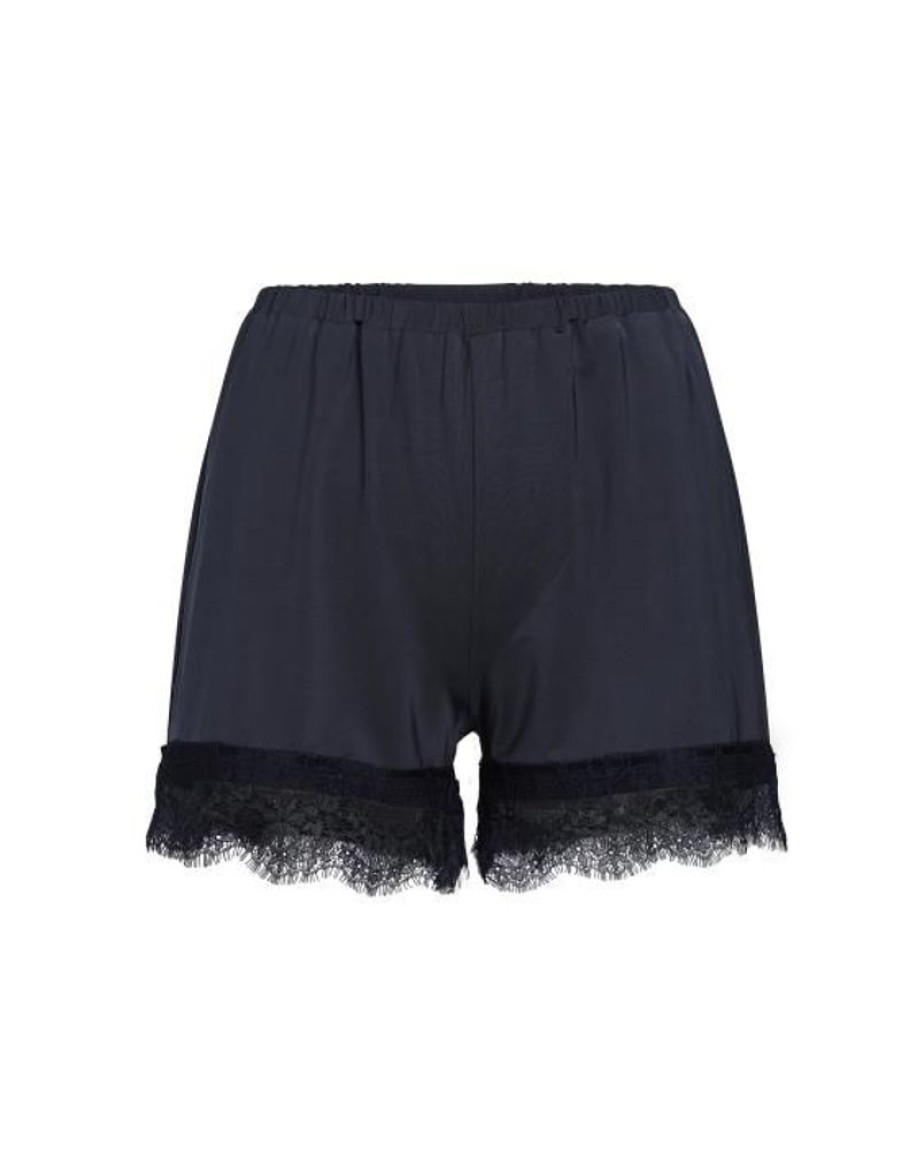 Broeken | ESSENZA Broeken Essenza Natalie Uni Darkest Blue Shorts Xs