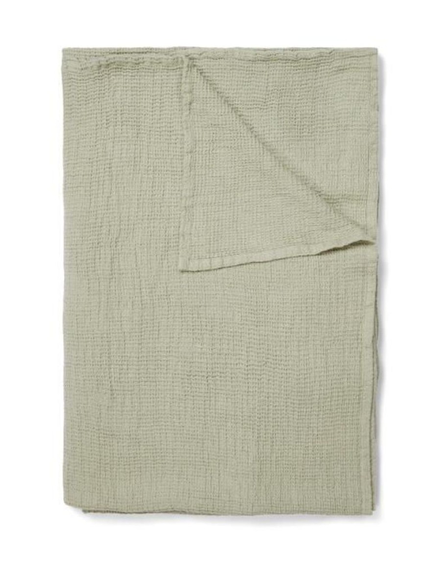 Plaids | Marc O'Polo Plaids Marc O'Polo Norell Plaid Sage Green 150 X 200 Cm