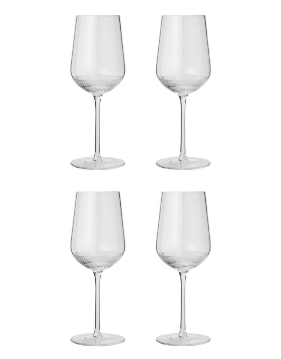 Glaswerk | Marc O'Polo Glaswerk Marc O'Polo Moments Witte Wijnglas Set Transparent 35 Cl