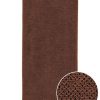 Handdoeken | ESSENZA Handdoeken Essenza Connect Organic Uni Handdoek Leather Brown 70 X 140 Cm