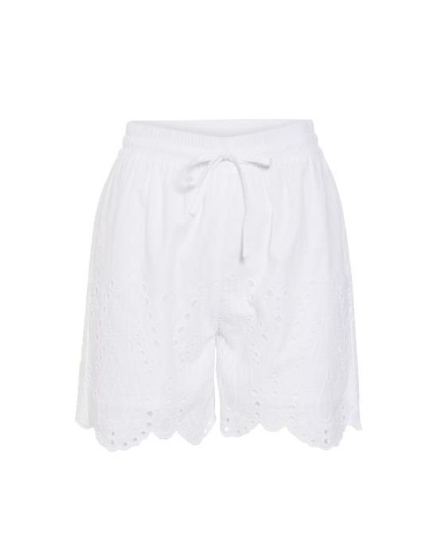 Broeken | ESSENZA Broeken Essenza Romy Tilia Pure White Shorts S