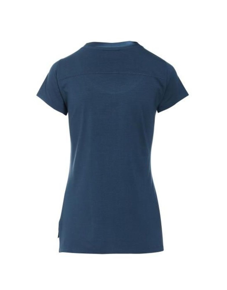 Shirts En Tops | ESSENZA Shirts En Tops Essenza Luyza Uni Sloe Blue Top Korte Mouw M