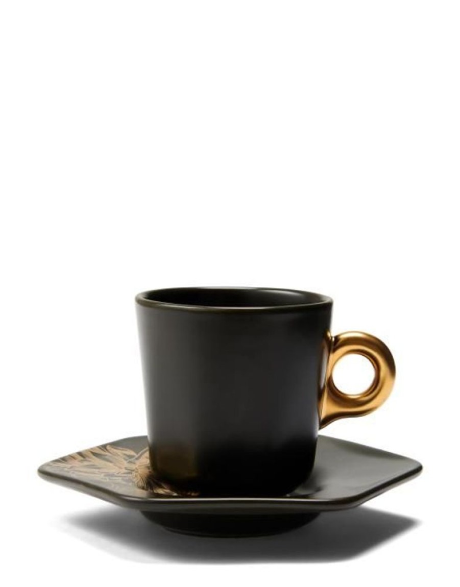 Koffie En Thee | ESSENZA Koffie En Thee Essenza Masterpiece Espresso Kop & Schotel Donker 9 Cl