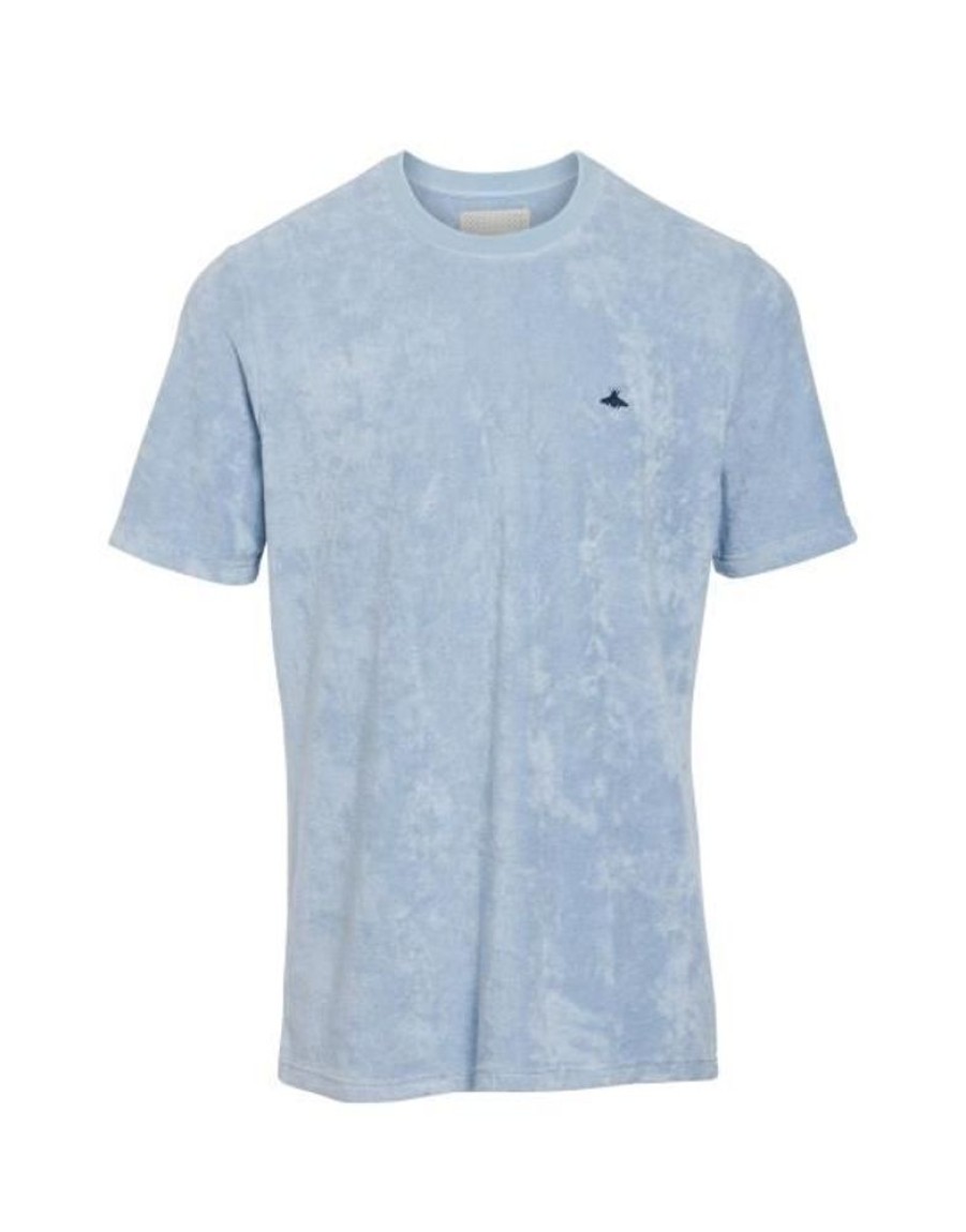 Shirts En Tops | ESSENZA Shirts En Tops Essenza Philip Uni Blue Fog T-Shirt M