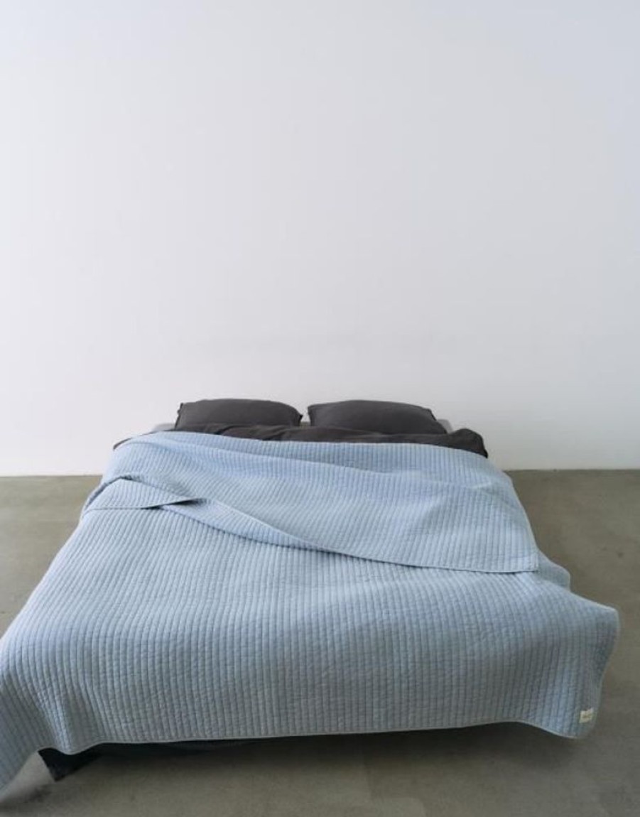 Plaids | Marc O'Polo Plaids Marc O'Polo Bodine Powder Blue Plaid 150 X 200 Cm