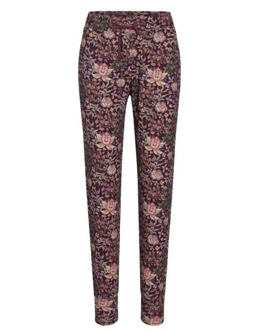 Broeken | ESSENZA Broeken Essenza Jules Ophelia Plum Wine Lange Broek M