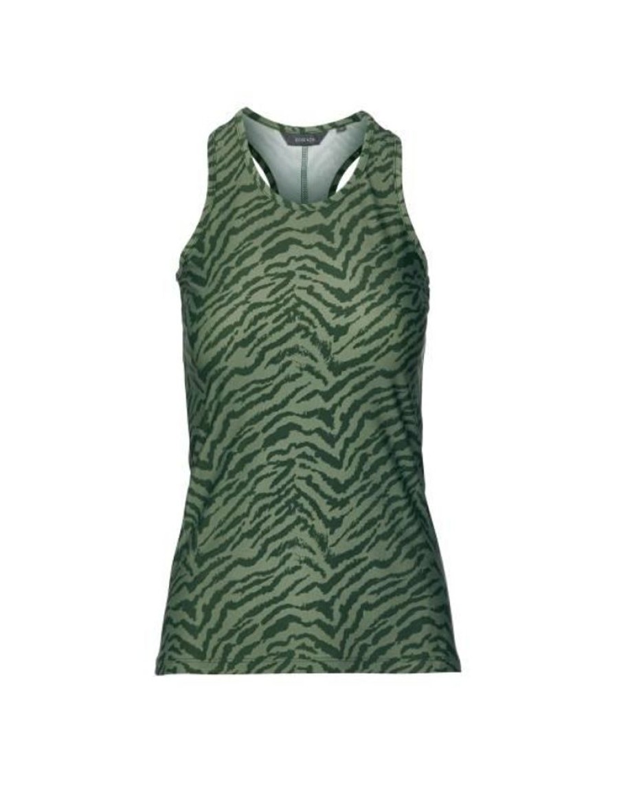 Activewear | ESSENZA Activewear Essenza Sari Belen Top Mouwloos Forest Green S