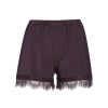 Broeken | ESSENZA Broeken Essenza Natalie Uni Plum Wine Shorts Xs