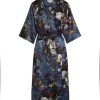 Kimono'S | ESSENZA Kimono'S Essenza Ilona Karli Deep Sea Blue Kimono Xs