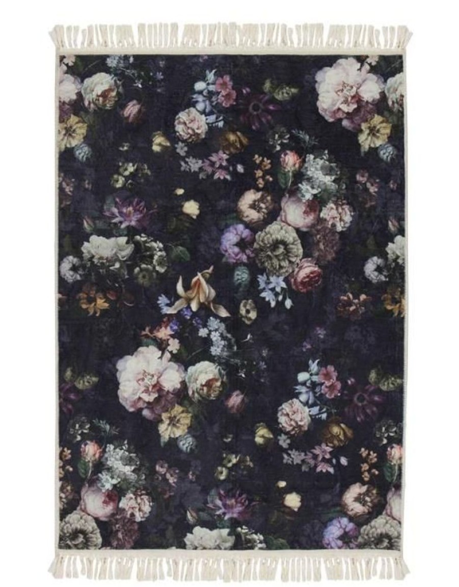 Vloerkleden | ESSENZA Vloerkleden Essenza Fleur Vloerkleed Nightblue 180 X 240 Cm