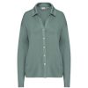 Shirts En Tops | ESSENZA Shirts En Tops Essenza Kae Uni Reef Green Top Lange Mouw Xl