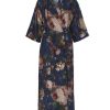 Kimono'S | ESSENZA Kimono'S Essenza Jula Gallery Of Roses Kimono Nightblue S