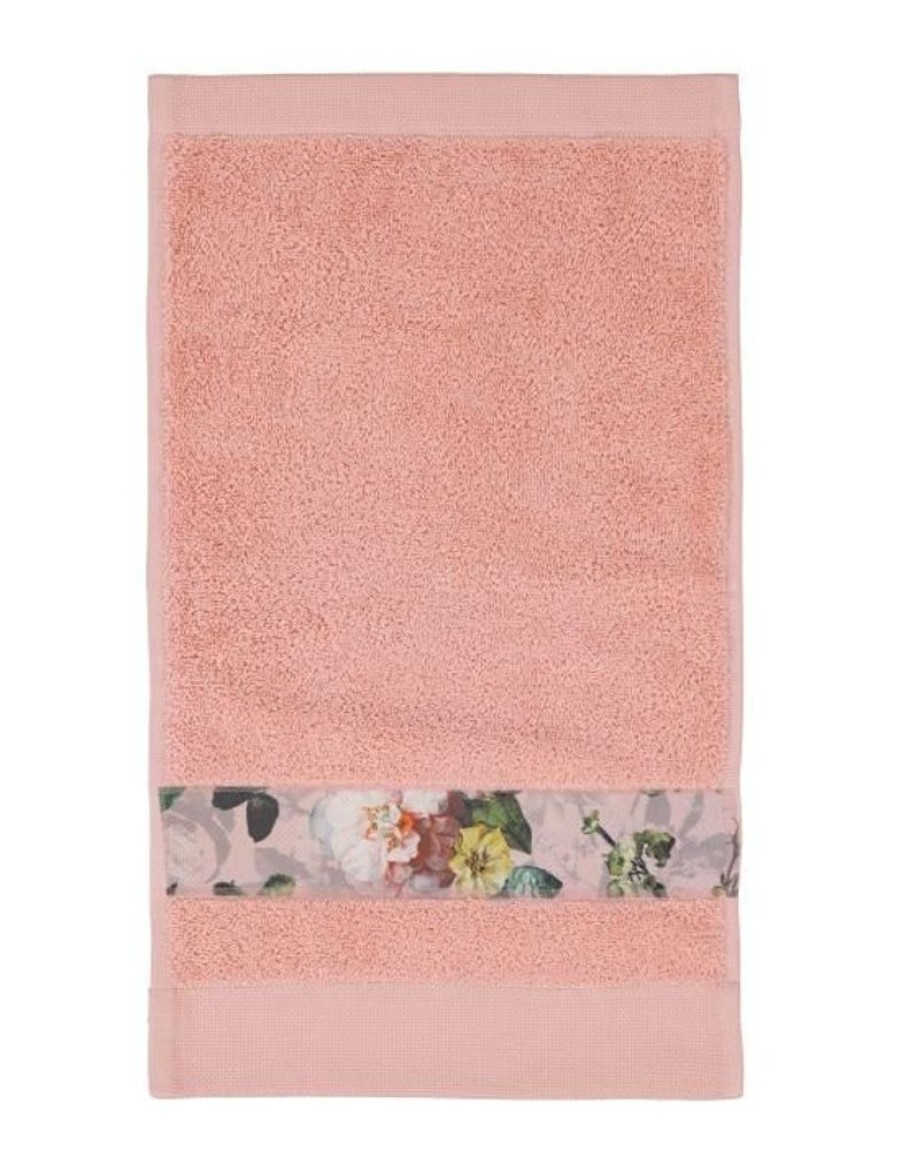 Gastendoekjes | ESSENZA Gastendoekjes Essenza Fleur Gastendoek Rose 30 X 50 Cm