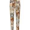 Broeken | ESSENZA Broeken Essenza Jules Flore Bronze Brown Lange Broek S