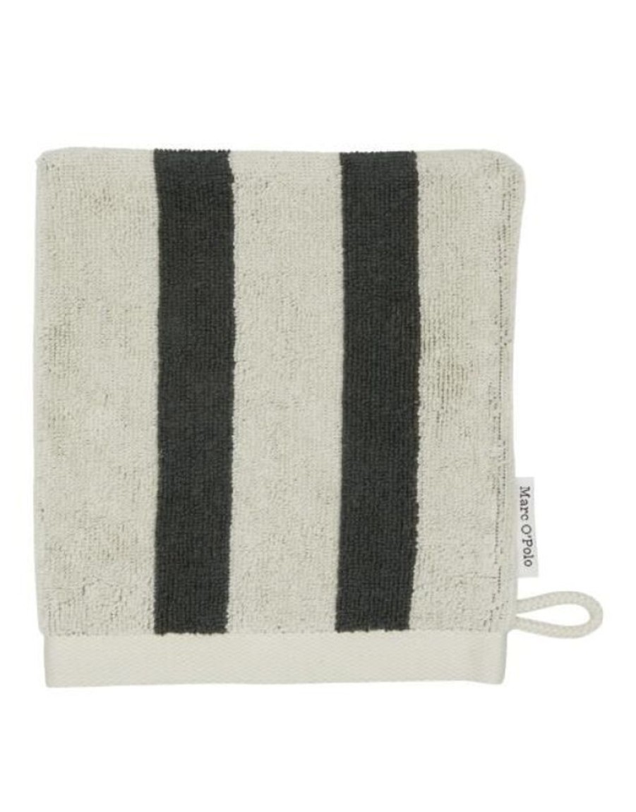 Washandjes | Marc O'Polo Washandjes Marc O'Polo Heritage Antraciet Washand 16 X 22 Cm